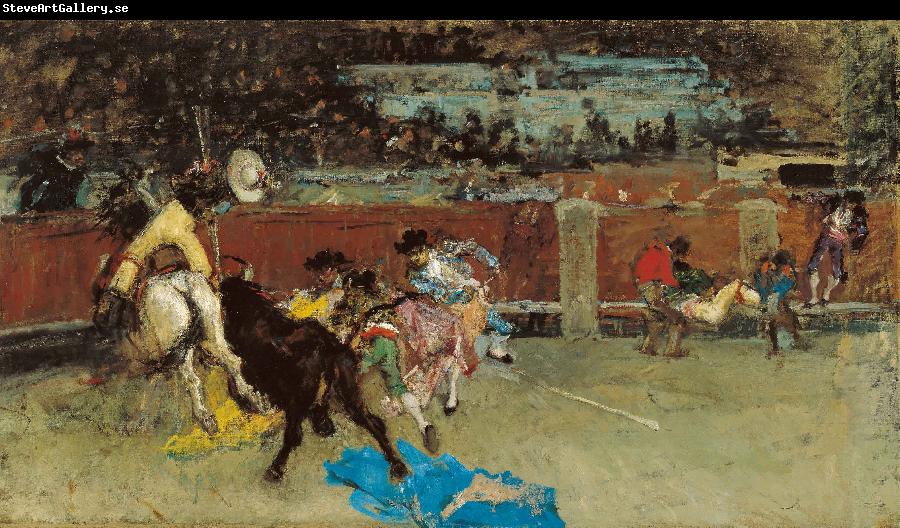 Marsal, Mariano Fortuny y Bullfight Wounded Picador